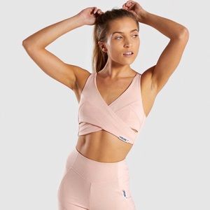 Gymshark True Texture Bralette in blush nude